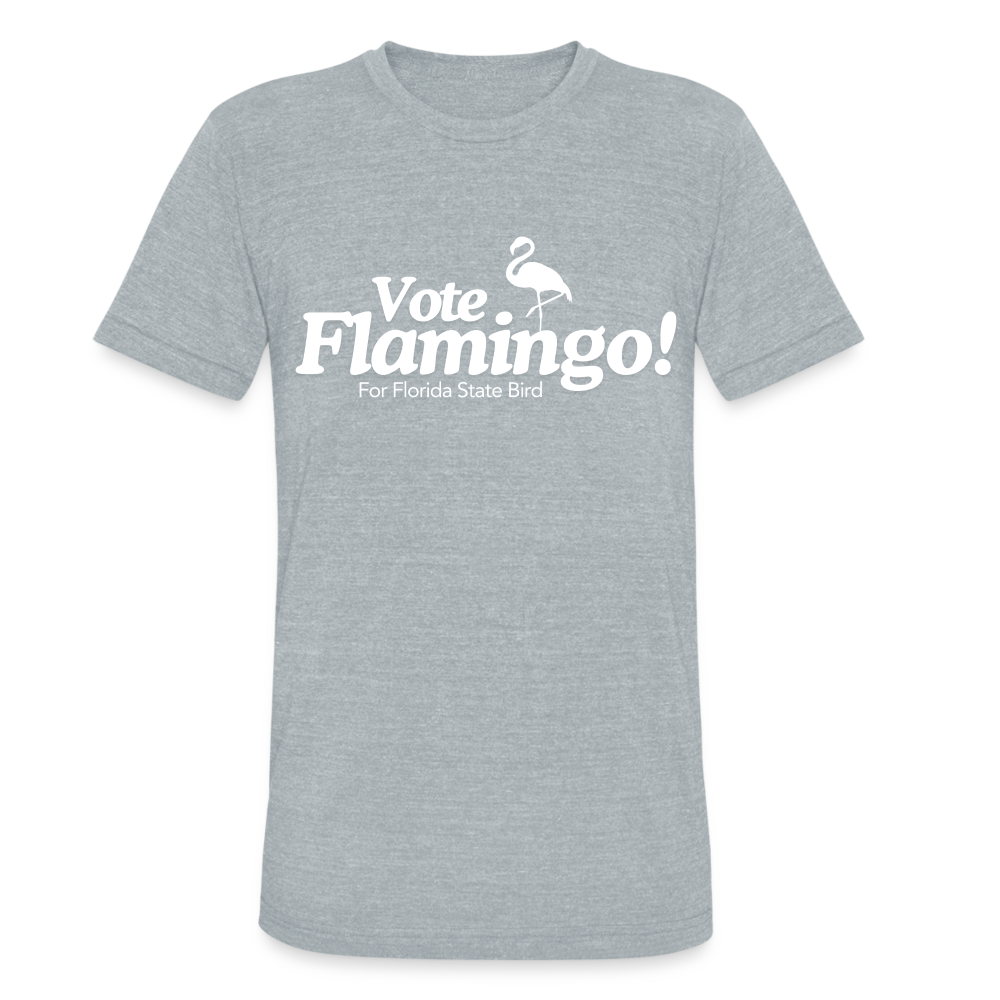 Flamingo for Florida Unisex Tri-Blend T-Shirt - heather grey