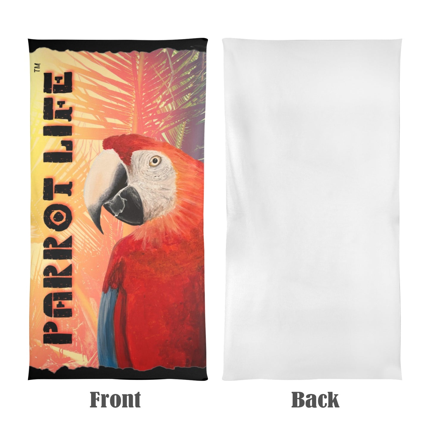 Parrot Life Beach Towel 29x58