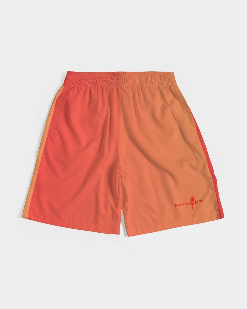 Parrot Life® Orange Red Gradient Men's Shorts
