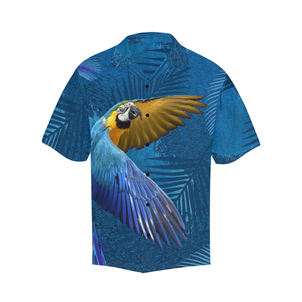 Flying Macaw Men's Hawaiin Shirt Sizes up to 5XL