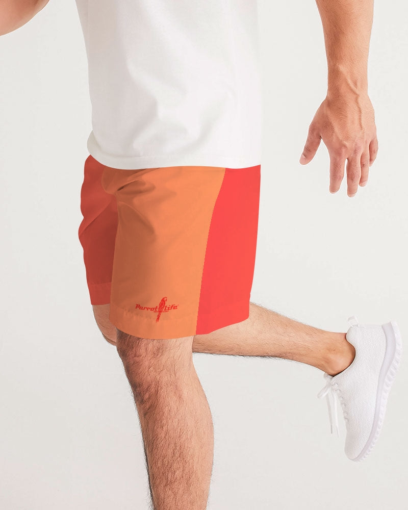 Parrot Life® Orange Red Gradient Men's Shorts