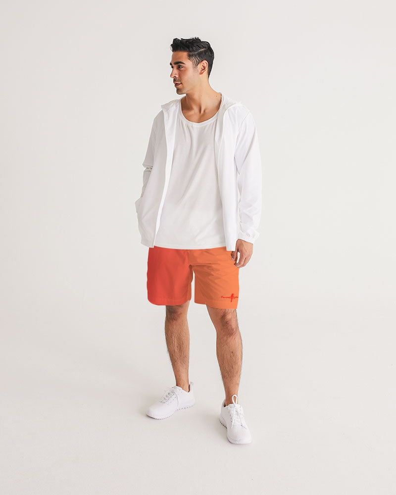 Parrot Life® Orange Red Gradient Men's Shorts