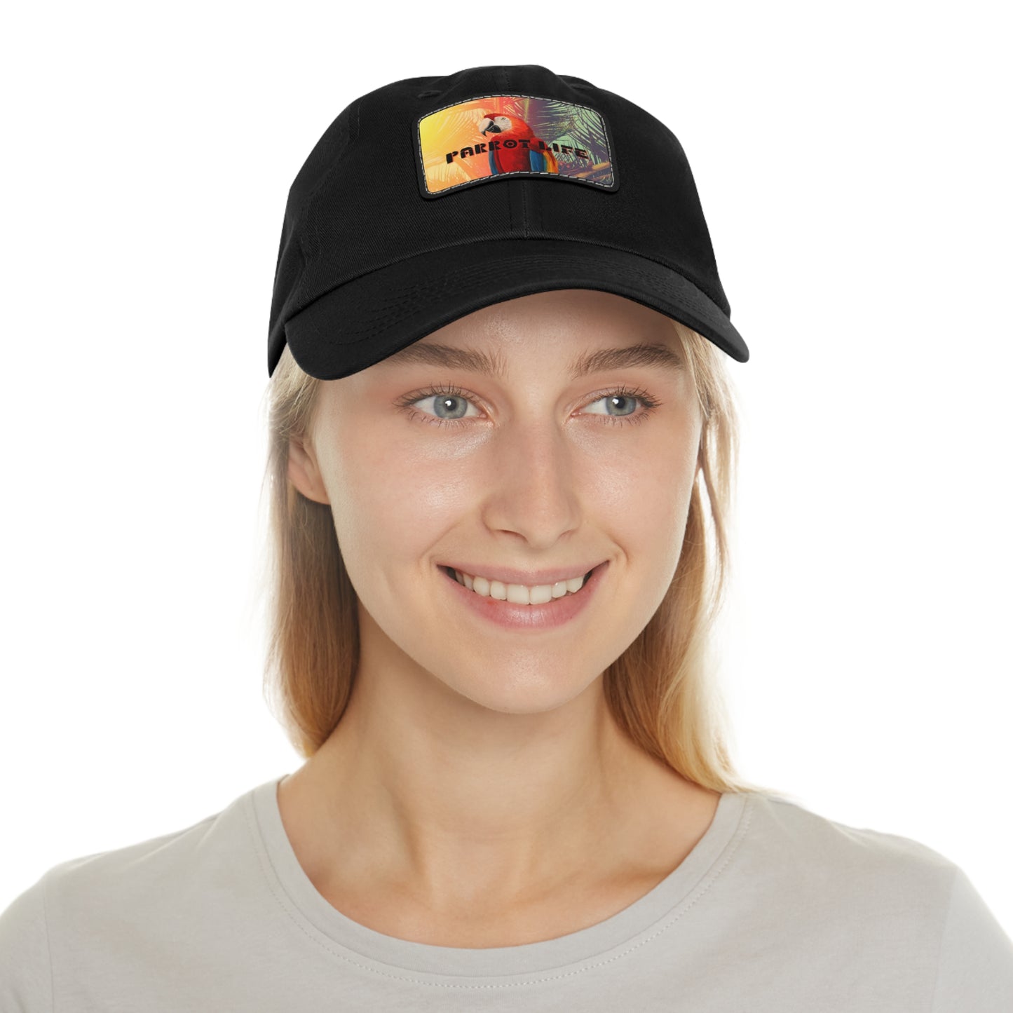 Parrot Life® Dad Hat with Faux Leather Patch