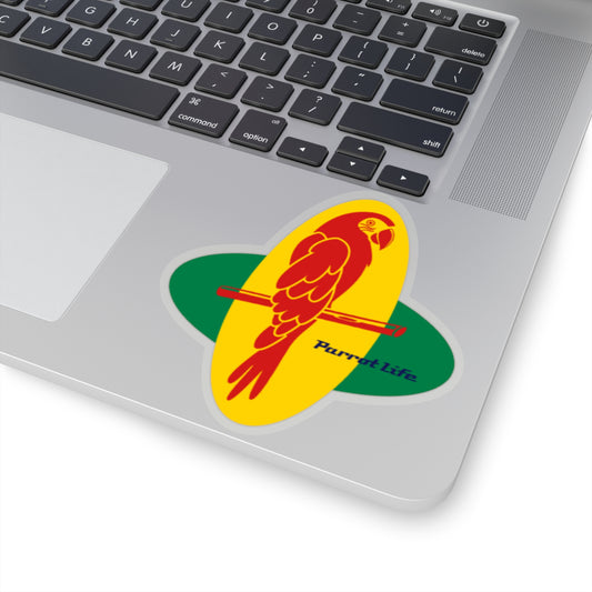 Parrot Life Logo Kiss-Cut Stickers