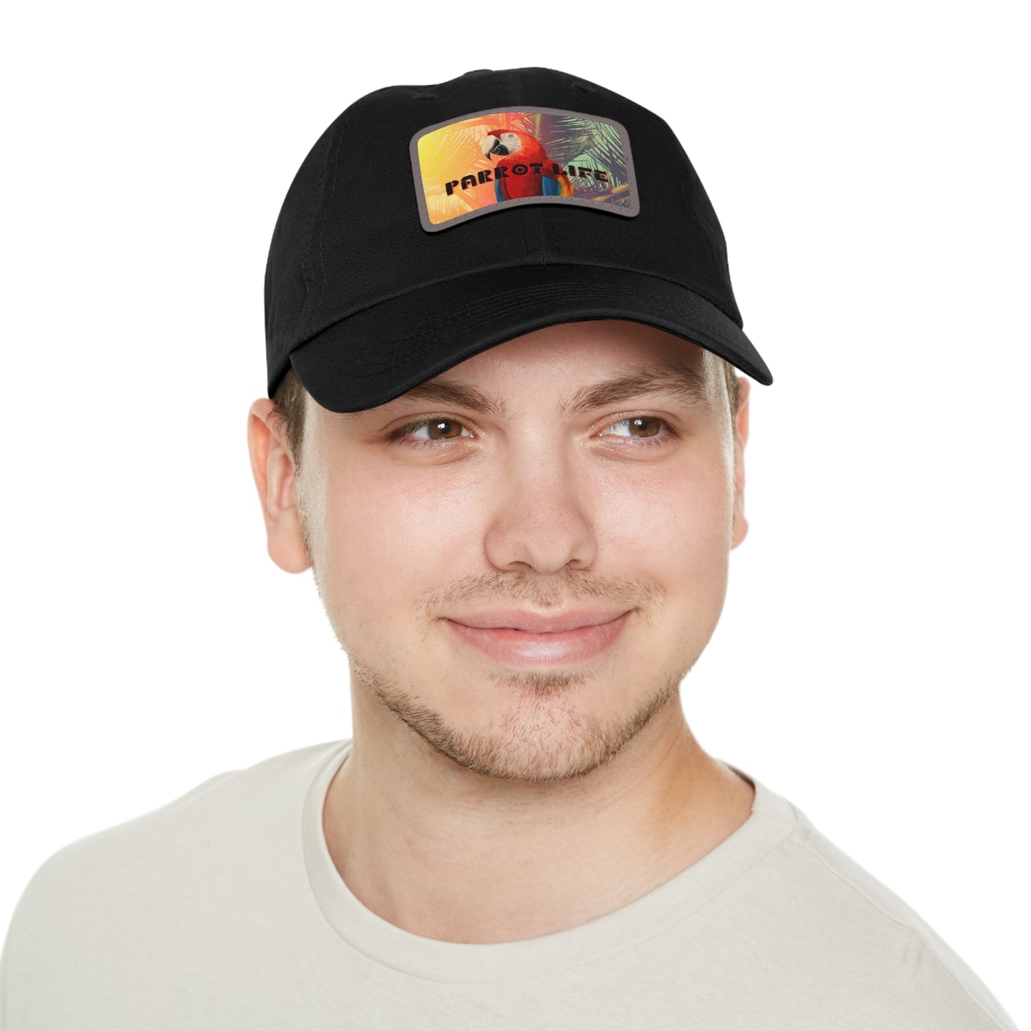 Parrot Life® Dad Hat with Faux Leather Patch
