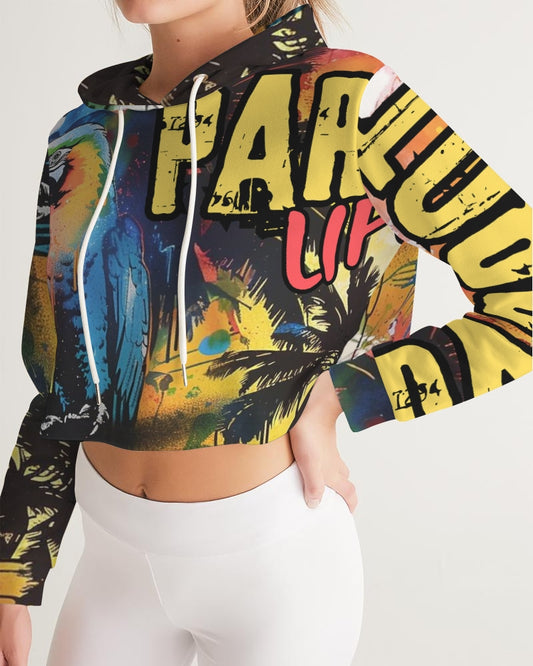 Parrot Life Women's Cropped Hoodie