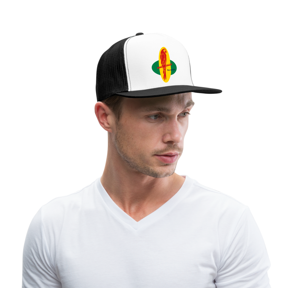 Parrot Life Trucker Hat - white/black