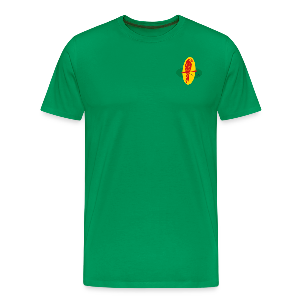 Parrot Life Ringo Logo Mens T-Shirt Sizes to 5XL - kelly green