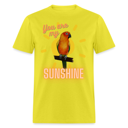Parrot Life You are my SUNSHINE Unisex Classic T-Shirt - yellow