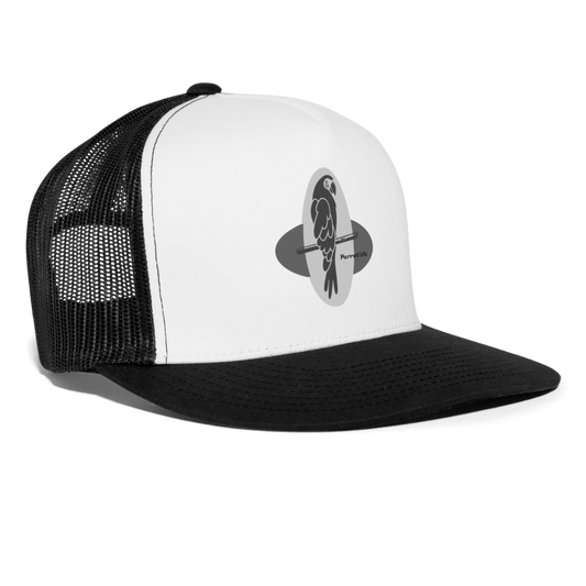 Parrot Life Logo Mono Haat - white/black
