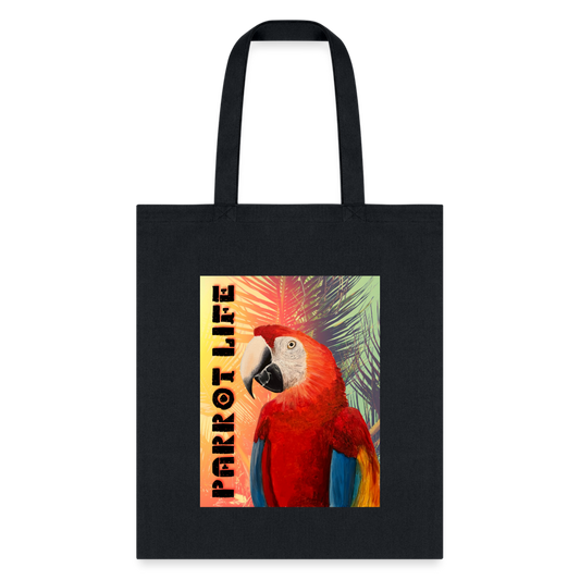 Parrot Life Tote Bag - black
