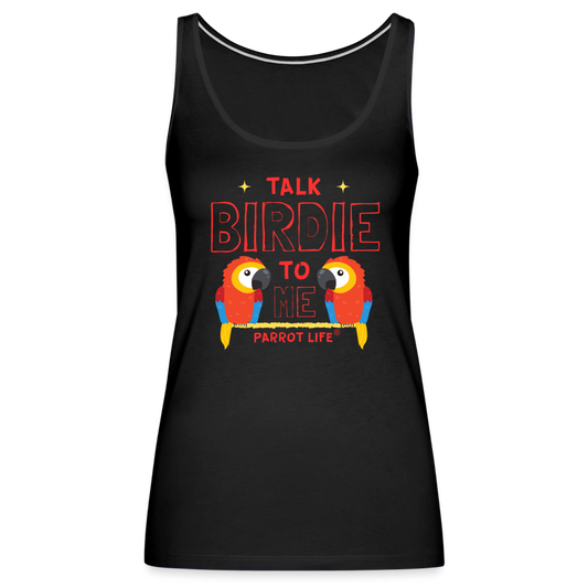 Parrot Life® Talk Birdie To Me Women’s Tank Top - black