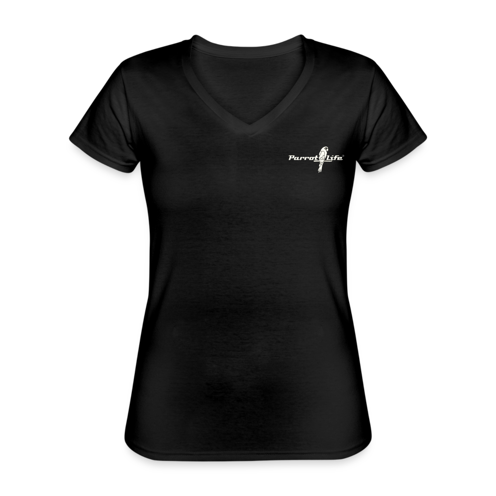 Parrot Life® Women's V-Neck T-Shirt - black