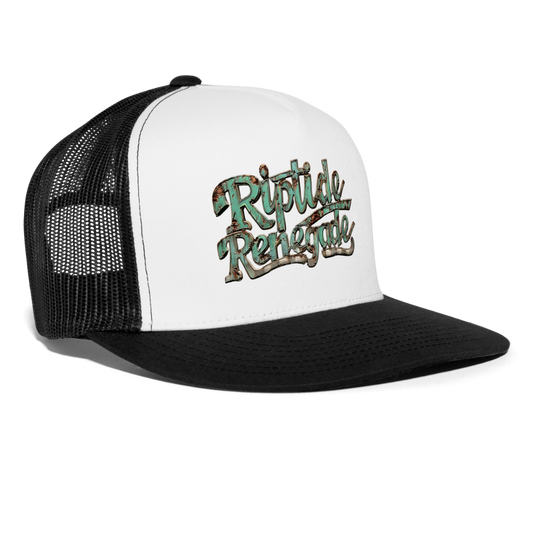 Riptide Renegade Band Trucker Cap - white/black