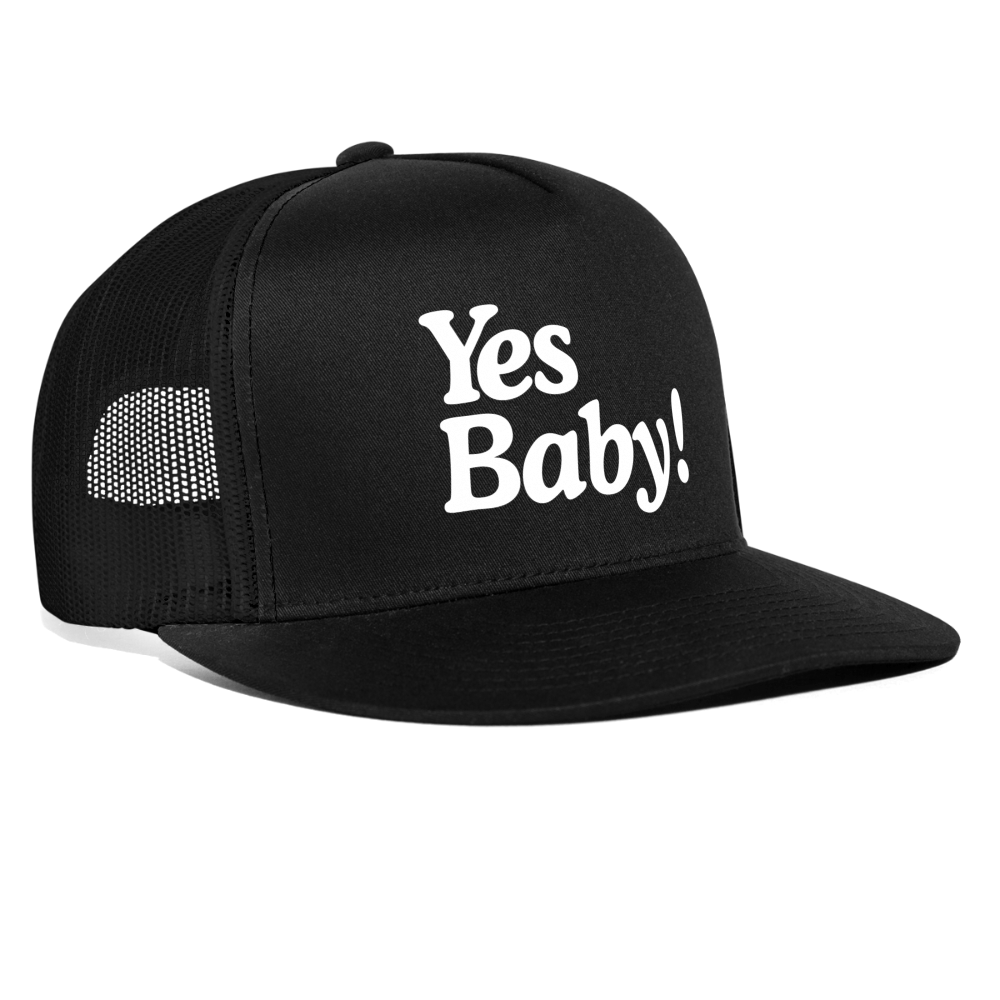 Yes Baby! Riptide Renegade Trucker Cap - black/black