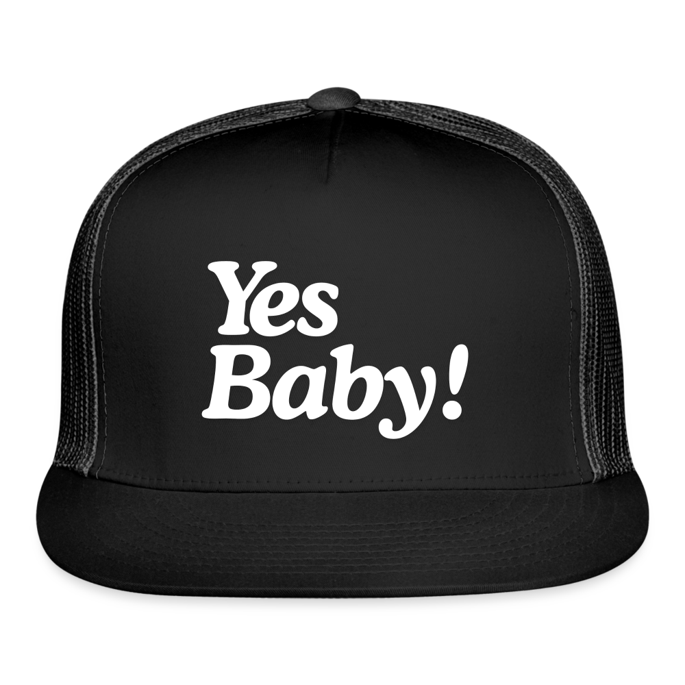 Yes Baby! Riptide Renegade Trucker Cap - black/black