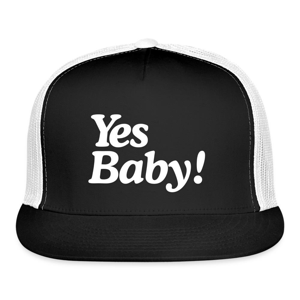 Yes Baby! Riptide Renegade Trucker Cap - black/white