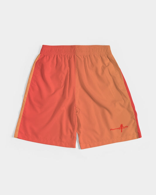 Parrot Life® Orange Red Gradient Men's Shorts